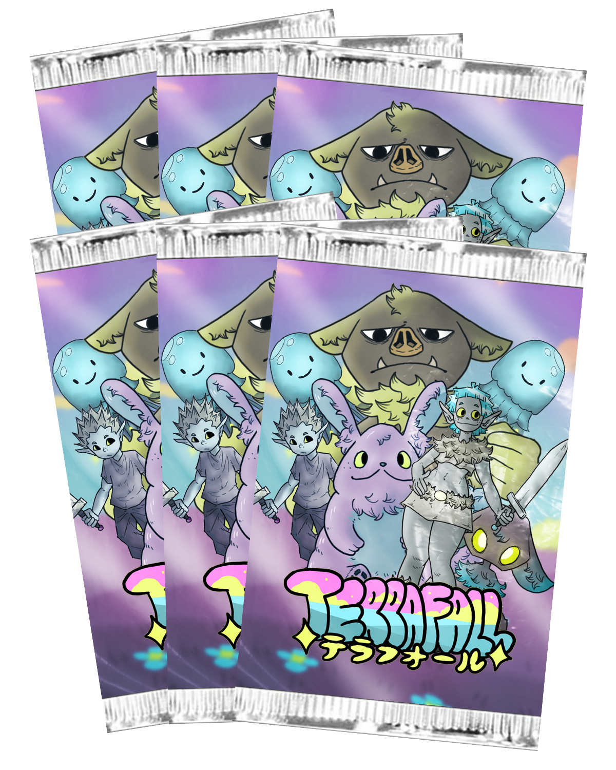 Pastel Plains booster pack x6